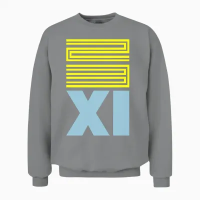 Gamma 23 Retro 11 Jordan Unisex Sweatshirt - Sport Grey