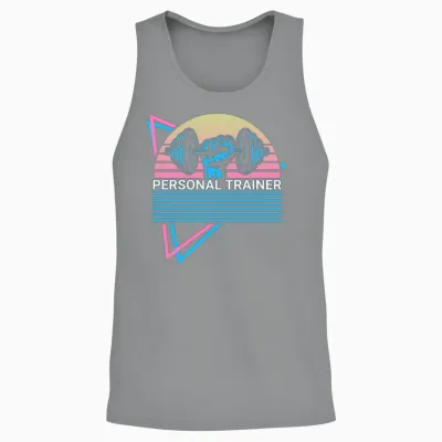 Personal Trainer Retro Unisex Tank Top - Sport Grey