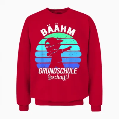 Grundschule Absolvent Abgänger Grundschule Abschluss 2026 Unisex Sweatshirt - Red