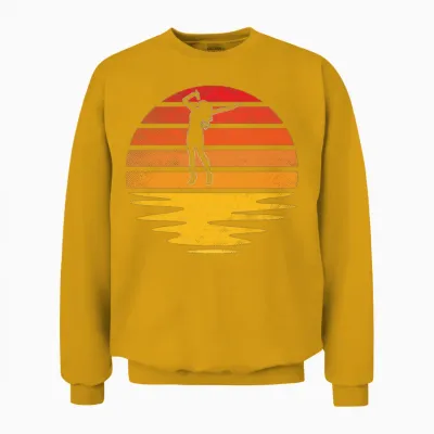 Singing Retro Unisex Sweatshirt - Gold