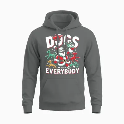 Dogs for Everybody Dog Dog Owners Dog Owner Unisex Hoodie - Graphite Heather