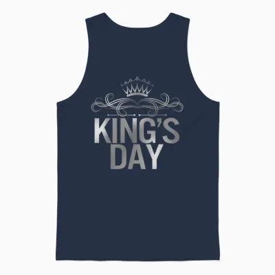 Kingsday Orange Amsterdam Koningsdag Kings Day Niederlande Unisex Tank Top - Navy