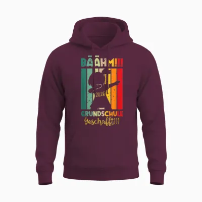 Grundschule Absolvent Abgänger Grundschule Abschluss 2026 Unisex Hoodie - Maroon