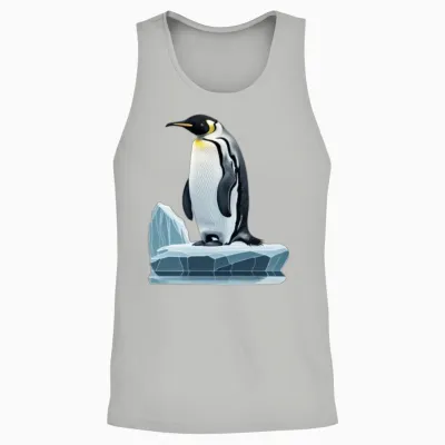 Emperor Penguin Unisex Tank Top - Ash