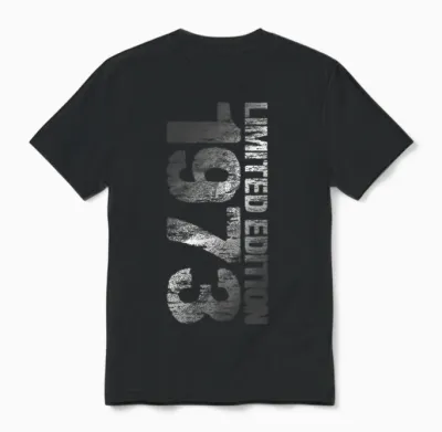 1973 Mann Frau 53. Geburtstag Limited Edition 53 Unisex T-Shirt - Black