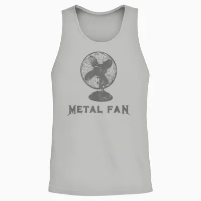 Metal Fan Funny Heavy Metal Music T-Shirt Small Unisex Tank Top - Ash