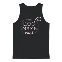 Dog Mom Shirt Dog Mama Gift Dog Lover Unisex Tank Top - Black – 1