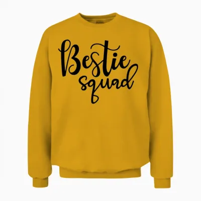Bestie Squad 01 Unisex Sweatshirt - Gold