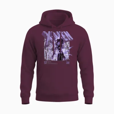 Marvel X-Men Jean Grey Info Unisex Hoodie - Maroon
