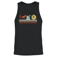 Retro Evolution of Astronomy Telescopes James Webb Unisex Tank Top - Black – 2