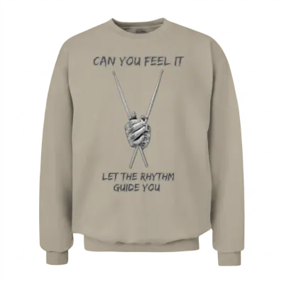 Feel the Rhythm Unisex Sweatshirt - Sand