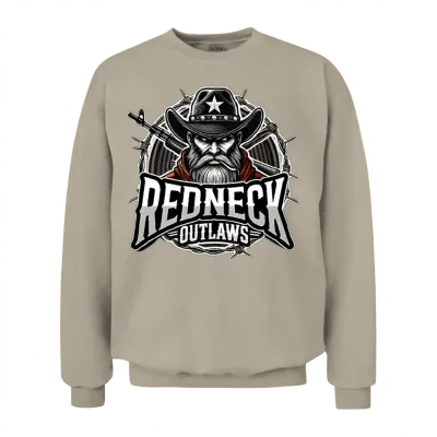 Redneck Outlaws 26 Unisex Sweatshirt - Sand