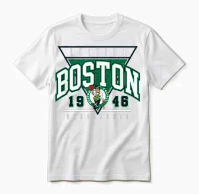 Offizieller Nba Boston Celtics Ball Unisex T-Shirt - White