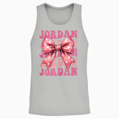 Jordan Knot Beautiful Aesthetic for Women and Girls Unisex Tank Top - Ash