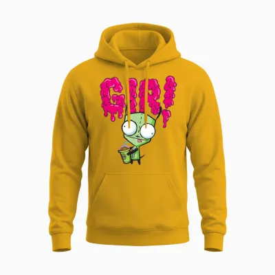 Invader Zim - Gir Slime Slush Unisex Hoodie - Gold