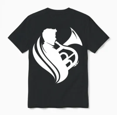 Homme Tuba Boy Concert Band T-Shirt Haut De Gamme Unisex T-Shirt - Black