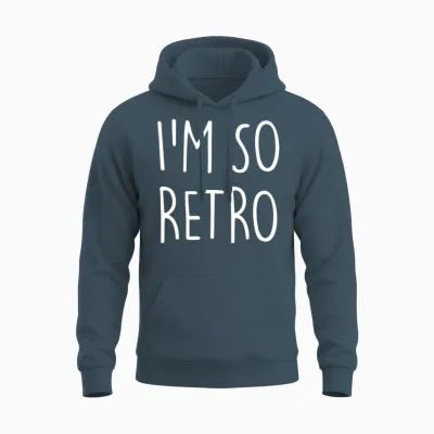 I'm So Retro Unisex Hoodie - Dark Heather