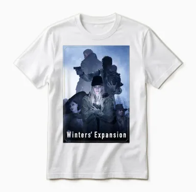 Resident Evil Village Winters' Expansion T-Shirt, Black, S Unisex T-Shirt - White