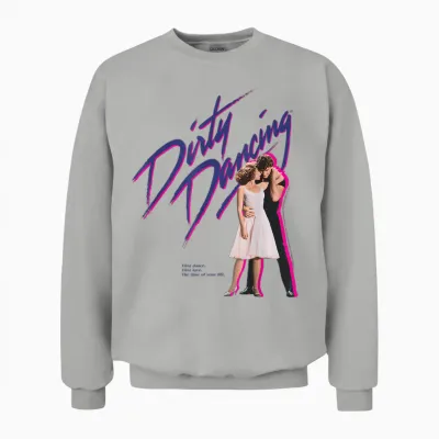 Movie Poster Dirty Dancing Classic T-Shirt, Gray, S Unisex Sweatshirt - Ash