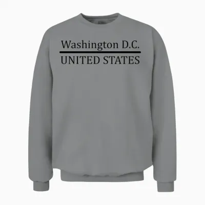 Washington D.c. Us Unisex Sweatshirt - Sport Grey