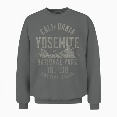 Yosemite National Park Unisex Sweatshirt - Graphite Heather