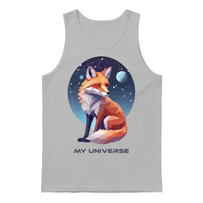 Space Animal Designs for Gifts Unisex Tank Top - Ash