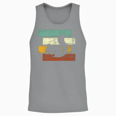 Squirrel Retro Unisex Tank Top - Sport Grey