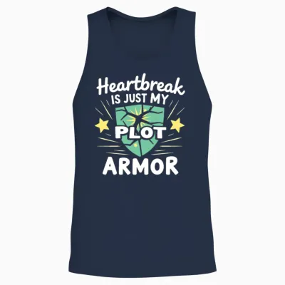 Breakup Empowerment Self-Love Fresh Starts Unisex Tank Top - Navy