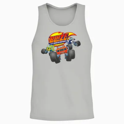 Children's Blaze - the Monster Machines T-Shirt, Black, S Unisex Tank Top - Ash