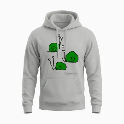 Snailmeeting - Cochleae Conventus Unisex Hoodie - Ash