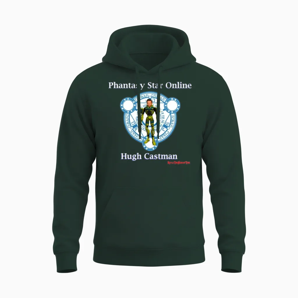 Pso Hugh Castman - the Phasboys Unisex Hoodie in Forest