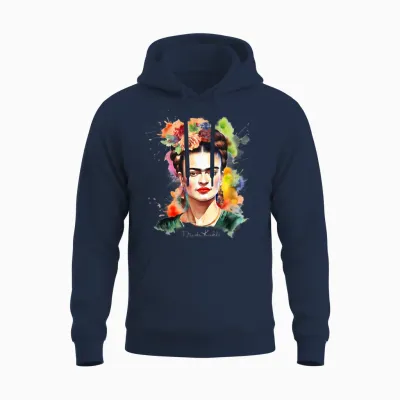 Frida Kahlo - Variety of Items T-Shirt, Black Unisex Hoodie - Navy