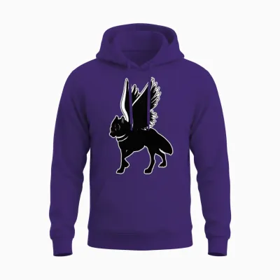 Dogs, Dogs, Cute, Puppy, Animal, Funny, Animals Unisex Hoodie - Purple