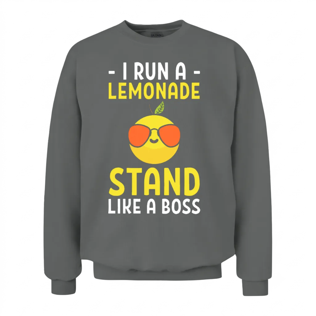 Funny Lemonade Stand Lemonade Vendor Unisex Sweatshirt - Graphite Heather