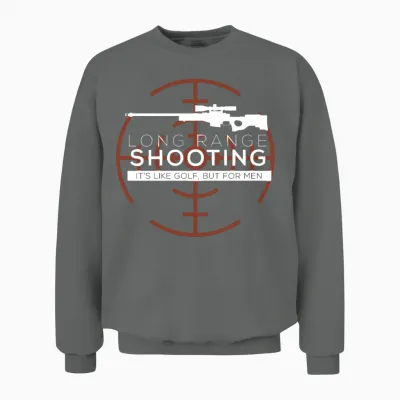 Long Range Shooting Unisex Sweatshirt - Graphite Heather
