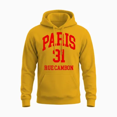 Paris Geschenk Paris 31 Rue Cambon, Eiffelturm Reise Damen Unisex Hoodie - Gold