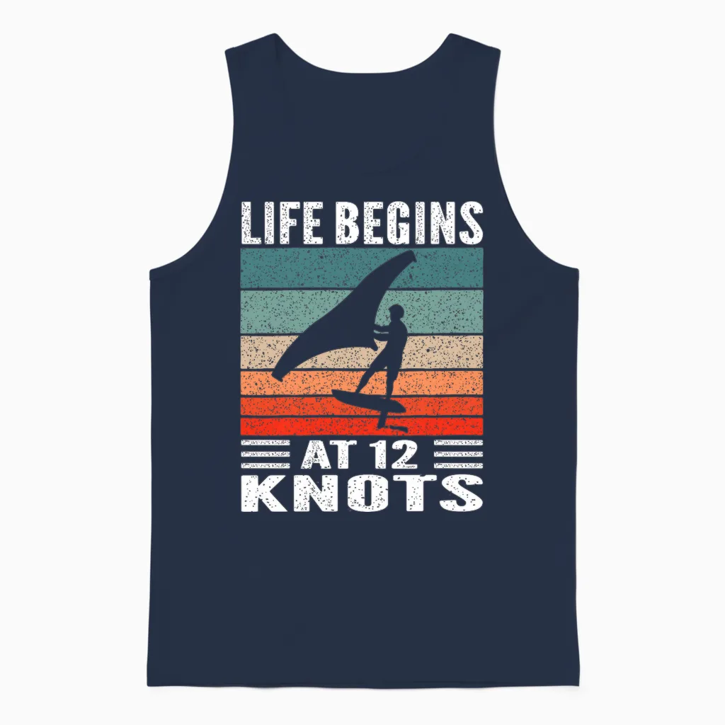Wing Foiling Surfing Wing Foil Surf Surfer Sports Nautiques T-Shirt Haut De Gamme Unisex Tank Top in Navy