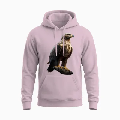 Adler Weißkopfseeadler Steinadler Seeadler Eagle Adler Unisex Hoodie - Light Pink
