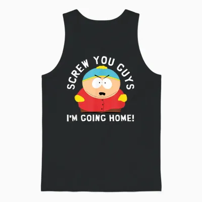 South Park Screw You Guys I'm Going Home Unisex Tank Top - Black