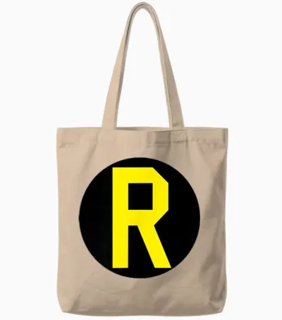 Batman Robin Left Chest Logo Tote Bags - Natural