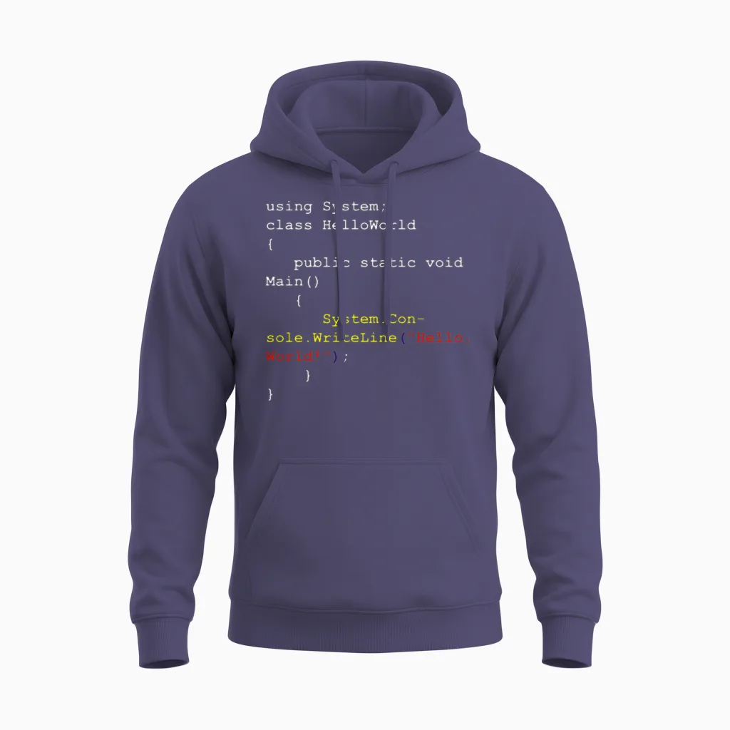 Programmer Coder Programmers & It Unisex Hoodie in Heather Sport Dark Navy