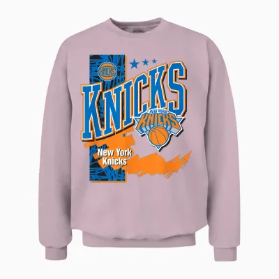 Joueur Officiel De La Nba Des New York Knicks Bloqué Unisex Sweatshirt - Light Pink