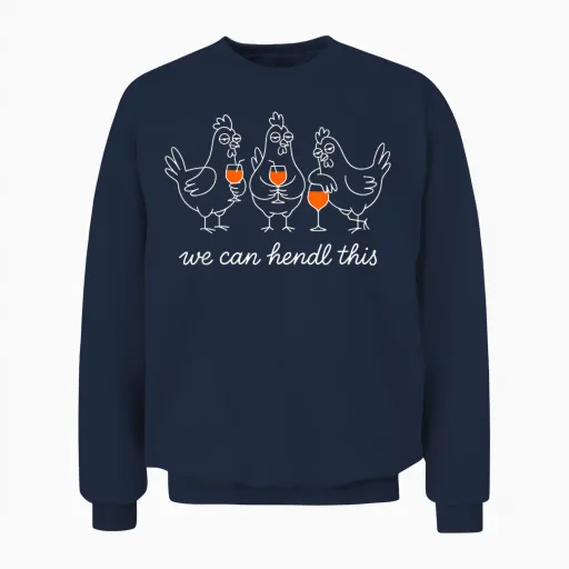 We Can Hendl This Unisex Sweatshirt - Navy
