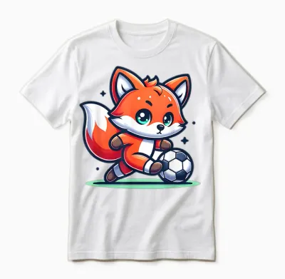 Adorable Renard Foot Enfant Mignon Unisex T-Shirt - White