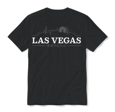Las Vegas Unisex T-Shirt - Black