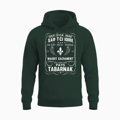 Quebecois Unisex Hoodie - Forest