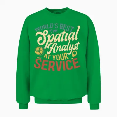 Geographic Information Systems Unisex Sweatshirt - Irish Green