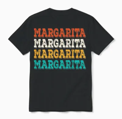 Margarita Funny Unisex T-Shirt - Black