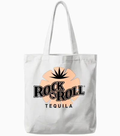 Rock N Roll Tequila Seventh Collection Tote Bags - White