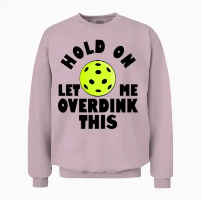 Funny Pickleball Unisex Sweatshirt - Light Pink